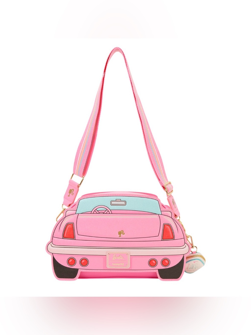 Barbie Corvette Car Light-Up Crossbody Bag with Coin Bag NWT - Picture 4 of 6